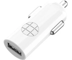 Budi - 1 USB automobilinis įkroviklis su LED indicator+USB type C cable