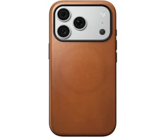 Burga Nomad Modern odinis dėklas, balno ruda (Horween) – iPhone 18 Pro/17 Pro