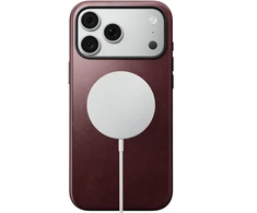 Burga Nomad Modern odinis dėklas, bordo (Horween) – iPhone 18 Pro Max/17 Pro Max
