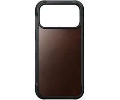 Burga Nomad Rugged odinis dėklas, rustic ruda (Horween) – iPhone 18 Pro Max/17 Pro Max