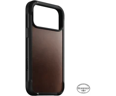 Burga Nomad Rugged odinis dėklas, rustic ruda (Horween) – iPhone 18 Pro Max/17 Pro Max