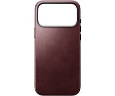Burga Nomad Traditional Odinis dėklas, burgundy (Horween) – iPhone 18 Pro Max/17 Pro Max