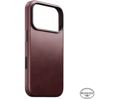 Burga Nomad Traditional Odinis dėklas, burgundy (Horween) – iPhone 18 Pro/17 Pro