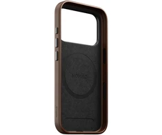 Burga Nomad Traditional odinis dėklas, rudas – iPhone 18 Pro/17 Pro