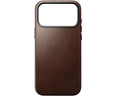 Burga Nomad Traditional Odinis dėklas, rustic ruda (Horween) – iPhone 18 Pro Max/17 Pro Max