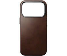 Burga Nomad Traditional Odinis dėklas, rustic ruda (Horween) – iPhone 18 Pro/17 Pro