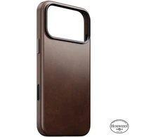 Burga Nomad Traditional Odinis dėklas, rustic ruda (Horween) – iPhone 18 Pro Max/17 Pro Max