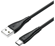 BWOO USB – USB-C laidas 1m 27W 3A juodas BO-X318C