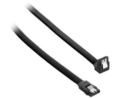 CableMod ModMesh Right Angle SATA 3 Cable 30cm – juodas