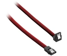 CableMod ModMesh Right Angle SATA 3 Cable 30cm – blood red