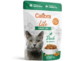 Kačių Maistas - CALIBRA Cat Life Suaugusiųjų Antiena padaže 85g Be Gluteno