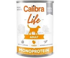 Šunų Maistas - CALIBRA Dog Life Suaugusiųjų Kalakutiena su Obuoliais 400g Be Vištienos Be Glitimo