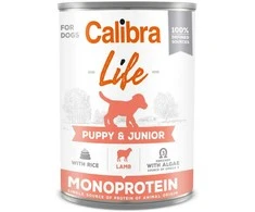 Šunų Maistas - CALIBRA Dog Life Puppy&amp;Junior Aviena ir Ryžiai 400g