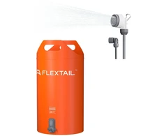 Camping Showers Flextail Tiny dušo kibiras, oranžinis