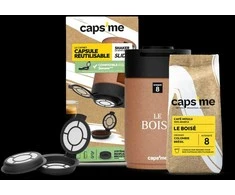 Caps Me CAPSME Minimalist Pack daugkartinio naudojimo kapsulės (be kavos), Senseo