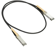 Carruzzo Cisco 10GBASE-CU SFP+ Cable 1 Meter „InfiniBand“ arba pluoštinis optinis kabelis 1 m SFP+ Juoda