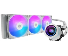 Carruzzo Cooler Master MasterLiquid Core Nex Procesorius Aušinimo skysčiu rinkinys 12 cm Balta 1 vnt