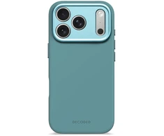 „Decoded Antimicrobial Silicone Backcover“ – silikoninis apsauginis dėklas, skirtas „iPhone 17 Pro“, suderinamas su „MagSafe“ (retro mėlynas)