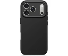 „Decoded“ antimikrobinis silikoninis galinis dangtelis – silikoninis apsauginis dėklas, skirtas „iPhone 17 Pro“, suderinamas su „MagSafe“ (phantom juodas)