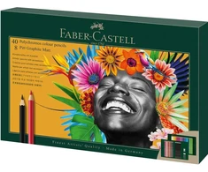 Carruzzo Faber-Castell Polychromos & Pitt Graphite Matt Set Multi spalvos 48 vnt