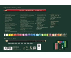 Carruzzo Faber-Castell Polychromos & Pitt Graphite Matt Set Multi spalvos 48 vnt