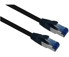 Carruzzo Helos 205588 tinklo kabelis Juoda 40 m Cat6a S/FTP (S-STP)