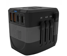 Carruzzo Inca IPW-45SA maitinimo kištukų adapteris Universalus Juoda