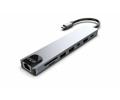 Carruzzo Inca ITPC-7T sąsajos šakotuvas C tipo USB 1000 Mbit/ai Aliuminis