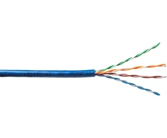 Carruzzo Kabelis Emiter Net UTP (U/UTP) kat.5e, linka, 4x2x24AWG, PCW, mėlyna