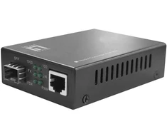 Carruzzo LevelOne GVT-2012 tinklo medijos keitiklis 1000 Mbit/ai Pilka