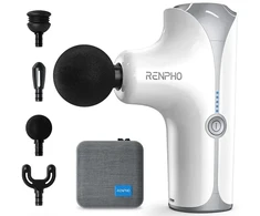 Carruzzo Renpho PEU-RP-GM173-WH masažuoklis Universalus Juoda, Balta, Pilka