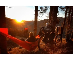 Carruzzo Ticket To The Moon PRO HAMMOCK – Lightest Pro Pakabinamas hamakas 1 žmogus (žmon.) Nailonas Tamsiai Žalia