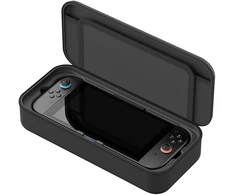 Carruzzo Venom VS4964 nešiojamojo žaidimų kompiuterio dėklas Kietas dėklas Nintendo Juoda