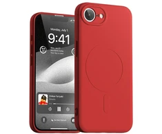 Dėklas Mercury Semi-Silicone MagSafe Apple iPhone 16e / 17e red