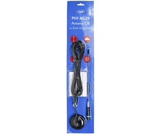 CB antena PNI ML29, ilgis 29 cm, su pridedamu 70 mm skersmens magnetiniu pagrindu ir RG58 kabeliu