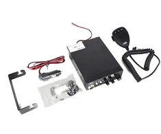 CB PNI ESCORT HP 8024 radijo stoties komplektas, 12V-24V ASQ + CB PNI S75 antena su kabeliu ir stacionariu laikikliu