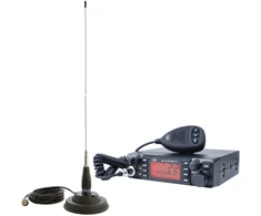 CB PNI ESCORT HP 9001 PRO ASQ radijo stoties rinkinys + CB PNI ML145 antena su 145 / PL magnetu