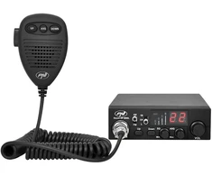 CB PNI Escort radijo stoties rinkinys HP 8000L ASQ + CB PNI S75 antena su kabeliu ir tvirtinimo laikikliu