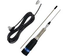CB PNI ML160 antenos komplektas, 145 cm ir PNI T601 jungiamasis kabelis, kurio ilgis 4 metrai, skirtas montuoti ant stacionarios atramos