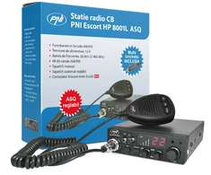 CB radijo stotelė PNI ESCORT HP 8001L ASQ + CB antena PNI S75 su magnetu