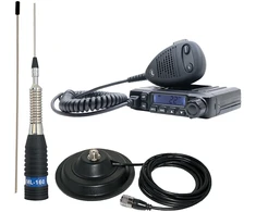 CB radijo stotelės komplektas PNI Escort HP 6500 ASQ + CB antena PNI ML160 su magnetiniu pagrindu