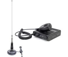 CB radijo stoties komplektas PNI Escort HP 2020 vieno kanalo 22 su CB antena PNI LED 2000 su pridedamu magnetu