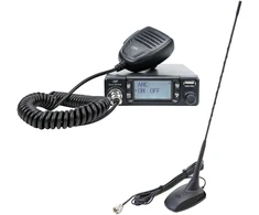 CB radijo stoties komplektas PNI Escort HP 9700 USB ir CB antena PNI Extra 48 su magnetiniu pagrindu