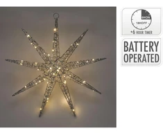 Christmas Decoration kabanti snaigės dekoracija su 50 LED