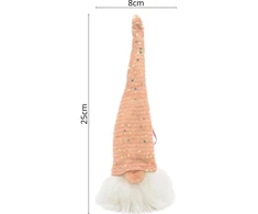 Christmas Decoration Kalėdinė LED dekoracija su rožiniu Kalėda