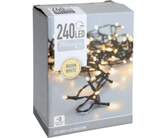 Christmas Decoration Kalėdinės šviesos 240 LED su laikmačiu