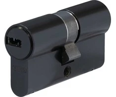 Cilindras Abus D6XBK, (din) standarto, 40 - 45 mm, juoda