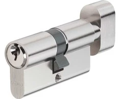 Cilindras Abus KE50N, europinio (din) standarto, 30mm, pilka