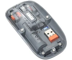 Cliptec pelė kompiuteriui Transparent RZS630 Optinė belaidė 1600DPI