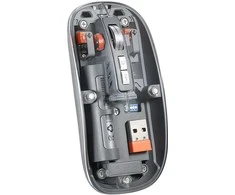Cliptec pelė kompiuteriui Transparent RZS630 Optinė belaidė 1600DPI